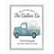 Stupell Industries Toilet Paper Family Bathroom Sign Premium Cotton Truck Framed Wall Art